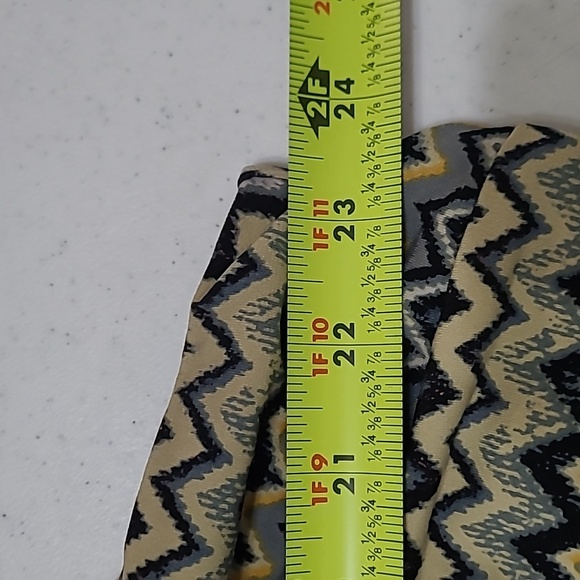 Emma & Michele Colorful Chevron Patterned Sleeveless Maxi Dress size 2X - Picture 7 of 8